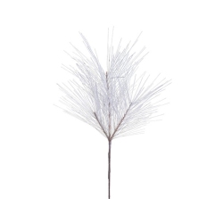 ALLSTATE Flocked Long Needle Pine Artificial Christmas Spray - 28" - And Snow White In Green