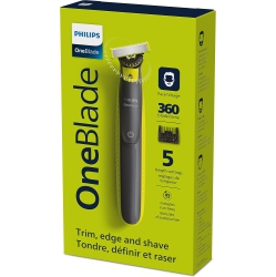 PHILIPS Oneblade 360 Face, Wet & Dry, Trim, Edge & Shave With The 360 Blade, Qp2724/22