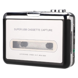 MYACUC Cassette Tape Player – Portable Tape Player Convert Cassette Tape Recorder to Mp3 Format, Compatible With Laptops