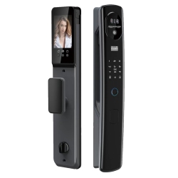 THE WAY Fingerprint Recognition Function, Video Doorbell, Keyless Entry, Password, Ic Card, Mechanical Key, Smart Lockelectronic Cat's Eye + Face