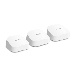 EERO Brand New - 7 Dual-Band Mesh Wi-Fi 7 Router (Newest Model) - Supports Internet Plans Up to 2.5 GBps, Coverage Up to 560 M², 3-Pack