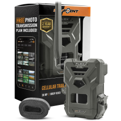SPYPOINT Flex G-36 Cellular Trail Camera, 36Mp Photos And 1080P Videos \w Sound, Gps Enabled, Lte Connectivity, 100' Flash & Detection Range