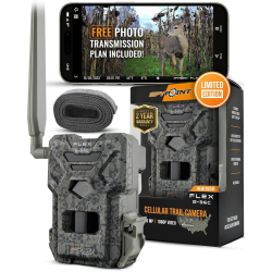 SPYPOINT Flex G-36 Camo - Outdoor Cellular Trail Camera, 1080P Video \w Sound, 36 Megapixels, 0.3S Trigger Speed, 100 Flash And Detection Range \w