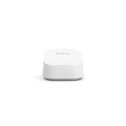 EERO Brand New - 6+ Mesh Wi-Fi Router, 1.0 GBps Ethernet, Coverage Up to 1, 500 Sq. Ft, Connect 75+ Devices, 1-Pack