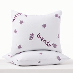 BEDDORA Lavender-Infused Pillow – Set Of 2 – Calming Scent, Soft Cover & Plush Support – 20" X 26