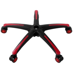 VEVOR 28" Office Chair Base Replacement, 2500 Lbs Static Load, Computer Desk Chair Stool Base Part \w 5 Casters And Reinforced Legs, Desk Chair Base