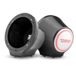 DS18 En-Js8/bk 8" Universal Flat Mount Speaker Pod With Led RGB Lights - In Black