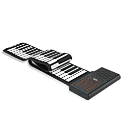 THE WAY 61-Key Hand Roll Piano, Smart Portable Multi-Function Electronic Piano With 128 Unique Tones And Built-In Speaker for Beginners And Kids -
