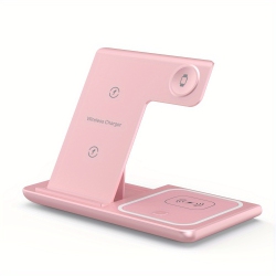 THE WAY 3 In 1 Wireless Charger, Desktop Folding Mobile Phone Holder Wireless Charger, Widely Used In A Variety Of Devices Wireless Charging Holder -