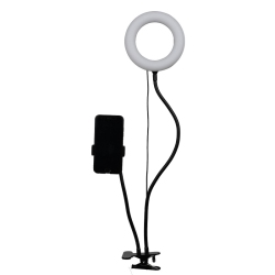 THE WAY 6-Inch Clip Desktop Live Broadcast Fill Light, Ring Lighting, Folding Beauty Selfie Light, Suitable for Mobile Phone Live Broadcast And