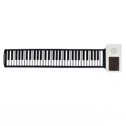 THE WAY 61-Key Hand Roll Piano, Smart Portable Multi-Function Electronic Piano With 128 Unique Tones And Built-In Speaker for Beginners And Kids -