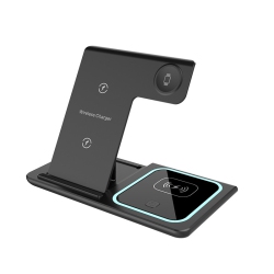 THE WAY 3 In 1 Wireless Charger, Desktop Folding Mobile Phone Holder Wireless Charger, Widely Applicable to A Variety Of Devices Wireless Charging