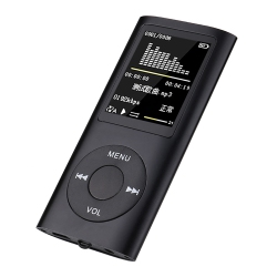 THE WAY The Fourth Generation Classic Card Mp4, 1.8 Inch High-Definition Video Mp4 Player E-Book Mp3 Student Walkman Mp3, Black-8G