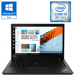 LENOVO Refurbished (Good) Thinkpad T490 | 14" Fhd (1920X1080) | I5-8365U | 16GB Ram | 256GB SSD | Win 11 Pro | Thunderbolt | HDMI | Wifi | Free