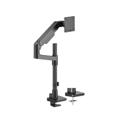 AMER MOUNTS Hydra Elite Single Monitor Arm Designed for 49" Display Max 20Kg - Clamp And Grommet Base Installation Included - 10 Year Warranty