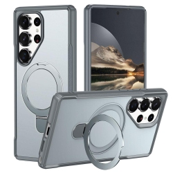 XCRS Vivid Magnetic Phone Cover With Rotatable Invisible Kickstand, Magsafe Case for Samsung Galaxy S25 Ultra
