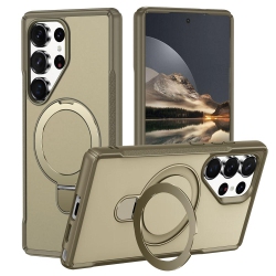 XCRS Vivid Magnetic Phone Cover With Rotatable Invisible Kickstand, Magsafe Case for Samsung Galaxy S25 Ultra