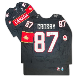 AUTOGRAPH AUTHENTIC Sidney Crosby Signed Jersey Team Canada 2014 Ltd Ed /87 In Multicolor