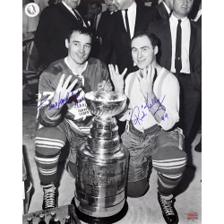 AUTOGRAPH AUTHENTIC Frank Mahovlich Autographed 11X14 Photo
