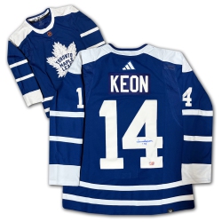 AUTOGRAPH AUTHENTIC Dave Keon Signed Maple Leafs Reverse Retro Jersey