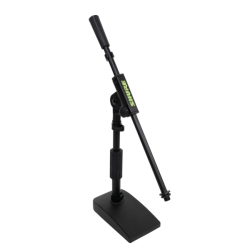 SHURE Compact, Low-Profile Desktop Mic Stand, Microphone Stand Compatible With, Rode, Sennheiser, Audio Technica, Tascam And More