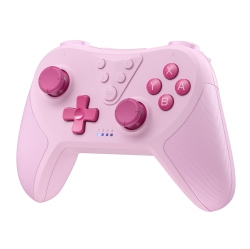 THE WAY Switch Gamepad Wireless Pro Controller With 6-Axis Gyro, Motion Support, Adjustable Dual Turbo, Enhanced Switch Remote Gamepad In Pink