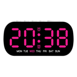 THE WAY Hot-Selling Electronic Clock, Simple Multi-Function Alarm Clock, Led Digital Clock \w Date, Two Sets Of Alarm Clocks, \w Temperature, Date