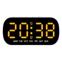 THE WAY Hot Selling Electronic Clock, Simple Multifunctional Alarm Clock, Led Digital Clock \w Date, Two Sets Of Alarm Clocks, \w Temperature, Date