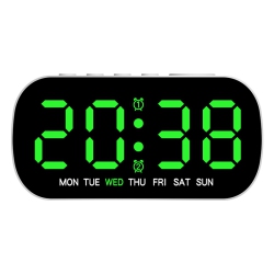THE WAY Hot Selling Electronic Clock, Simple Multifunctional Alarm Clock, Led Digital Clock \w Date, Two Sets Of Alarm Clocks, \w Temperature, Date