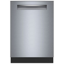 Bosch 500 Series 24" 44dB Built-In Dishwasher with Stainless Steel Tub & Third Rack (SHP55DM5N) - Stainless