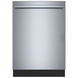 Bosch 500 Series 24" 44dB Built-In Dishwasher with Stainless Steel Tub & Third Rack (SHX65DM5N) - Stainless