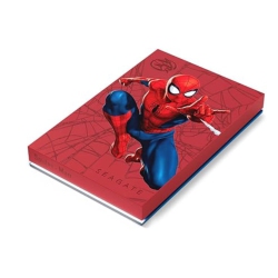 SEAGATE Refurbished(Good) Spider-Man Special Edition Firecuda External Hard Drive 2Tb - USB 3.2 Gen 1, Customizable Led RGB Lighting In White