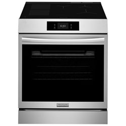 Frigidaire Gallery 30" 6.2 Cu. Ft. 5-Element Air Fry Induction Range with Stone-Baked Pizza (GCFI307CBF) - Stainless