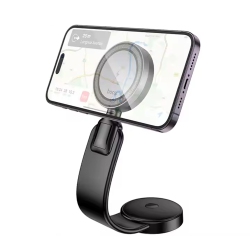 CSMART 15W Magnetic Magsafe Fast Charging Wireless Charger Dashboard Mount Car Cell Phone Holder