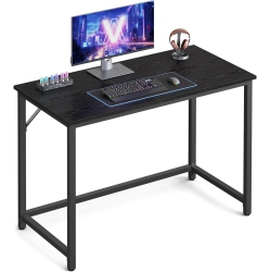 SONGMICS HOME Vasagle Office Work Desk, Perfect for Study, Bedroom, Home Office, And Living Room In Ebony And Ink In Black