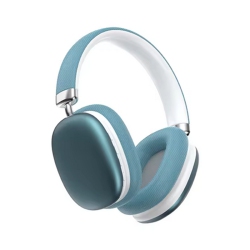 CSMART Bluetooth Wireless Over-Ear Stereo Headphones Headsets With High Bass In Teal