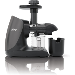 NINJA Refurbished (Excellent) - Jc101C, Cold Press Juicer Pro, Compact Powerful Slow Juicer With Total Pulp Control And Easy Clean, Graphite