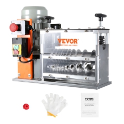 VEVOR 0.06"-1.57" Automatic Wire Stripping Machine, Electric Motorized Cable Stripper, 750 W, 98 Ft/min Wire Peeler \w Visible Stripping Depth
