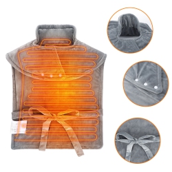 MYACUC Heating Pad Practical Heating Cushion 10-Speed Temperature Control Heated Shawl Electric Blankets for Shoulders Neck Back