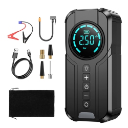 THE WAY Car Emergency Starting Power Supply, Air Pump, Integrated Jump Starter, Multi-Function Portable Battery Charging Ignition Starter - 6000 Mah