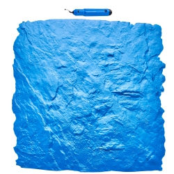 VEVOR 24 X 24 In Concrete Stamps Mat, Concrete Texturing Skin Polyurethane Stamp Stone Tile Texture Mat, Slate Floor Imprint Seamless Stamp Concrete