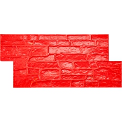 VEVOR 28 X 12 X 0.6 In Concrete Stamps Mat, Concrete Texturing Skin Polyurethane Stamp Stone Tile Texture Mat, Slate Floor Imprint Seamless Stamp