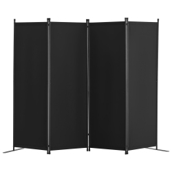 VEVOR Room Divider, 4 Panel Room Dividers And Folding Privacy Screens, Fabric Partition Room Dividers for Office, Bedroom, Dining Room, Study