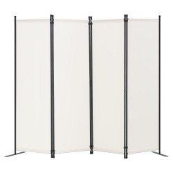 VEVOR Room Divider, 4 Panel Room Dividers And Folding Privacy Screens, Fabric Partition Room Dividers for Office, Bedroom, Dining Room, Study