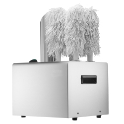 VEVOR 5-Brush Wine Glass Polisher Machine, Glass Polishing Machine, 330 Cups/hour Electric Commercial Glass Polisher for Glasses, Beer Cups, Mugs