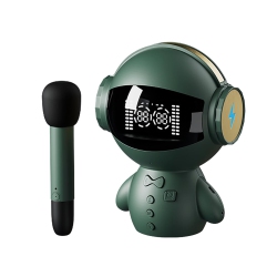 CHSSHA00 Magic Bluetooth Smart Speaker Karaoke K Song Smart Speaker Sound Card Live Ai Bluetooth Speaker Dedicated Wireless Microphone Microphone