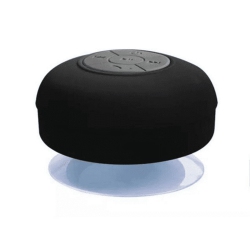 CHSSHA00 Large Suction Cup Waterproof Portable Bluetooth Speaker Bluetooth Speaker Portable Bathroom Speaker Suction Cup Speaker (Black)