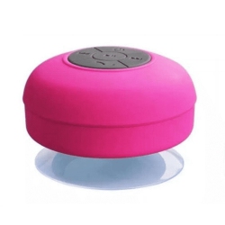 CHSSHA00 Large Suction Cup Waterproof Portable Bluetooth Speaker Bluetooth Speaker Portable Bathroom Speaker Suction Cup Speaker (Red)