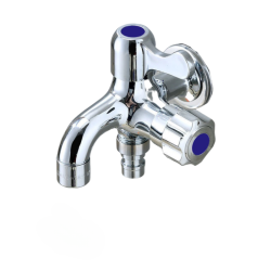 MYACUC Multifunctional Faucet Mixer, Double Spout for Washing Machine, Kitchen Sink, And Shower