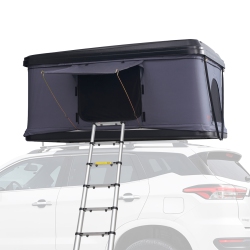 VEVOR Rooftop Tent Hard Shell, Naturnest Rooftop Tent Hardshell for 2-3 Person, Hard Shell Roof Top Tent \w Telescopic Ladder Thick Mattress